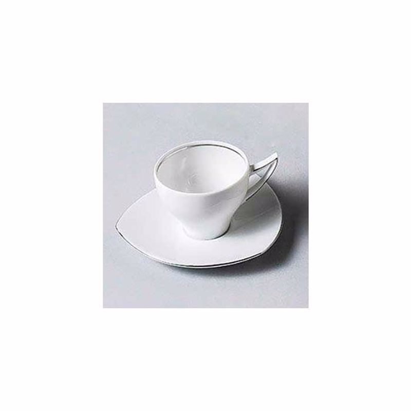 Cryspo Trio Flitzani/Piataki Tsagou 220cc Lefki Porselani me Platina 'TRIC PLATIN' 350016